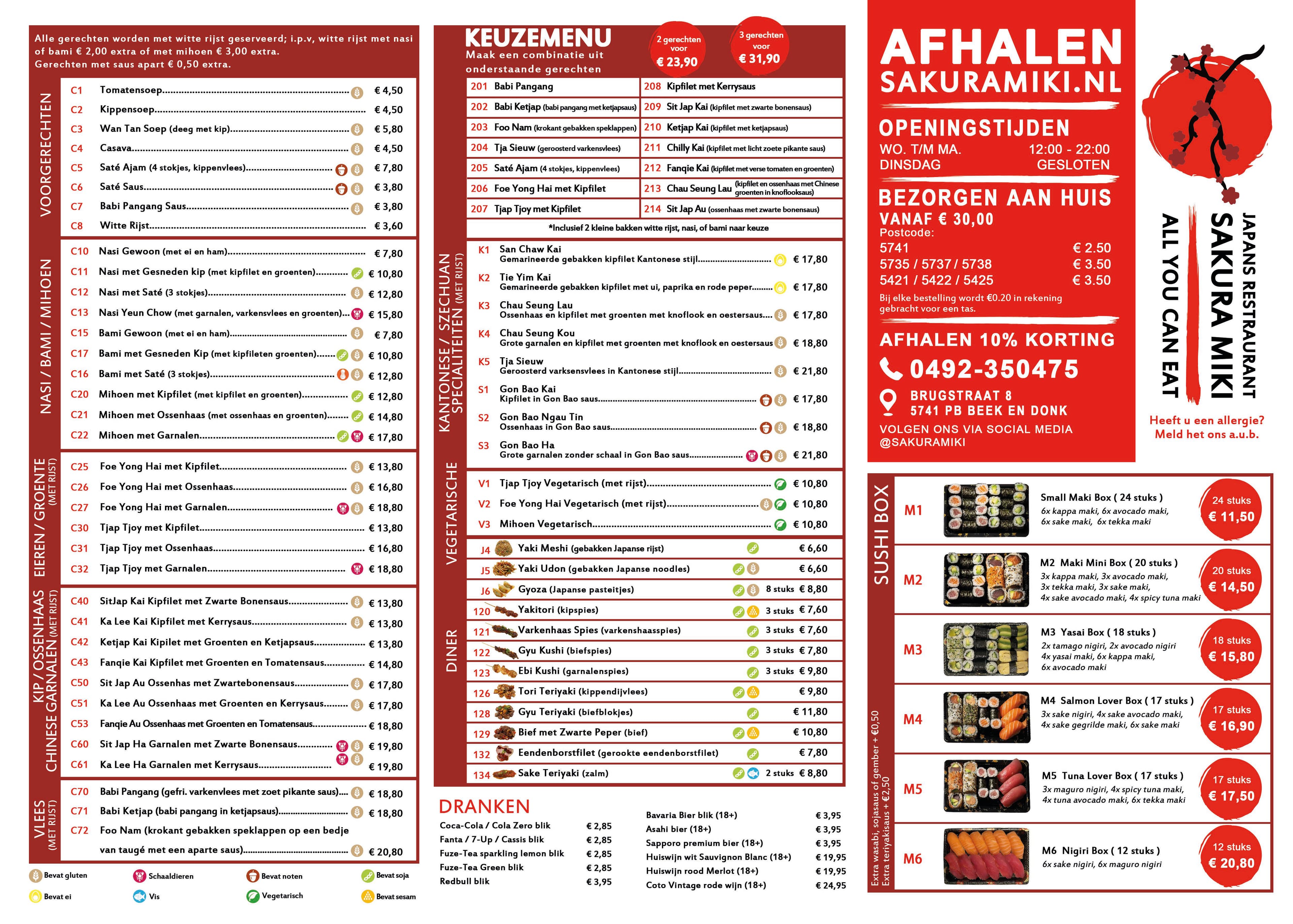 Afhaalkaart 2